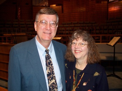 Ron & Nancy Minton at Grace Baptist Church, Bowie, MD